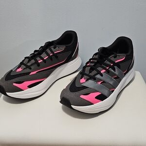 adidas Black and Pink Athletic Shoes